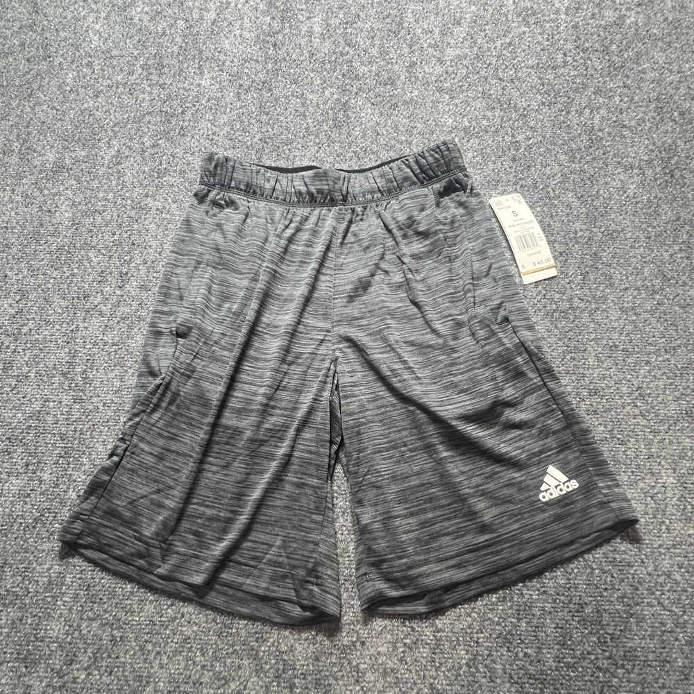 Adidas Mens Primegreen Aeroready Training Shorts Grey Basketball Small NEW‎